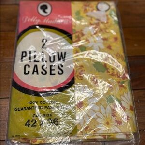 Vintage MCM Dolly Madison Floral Pillow Cases NIP
